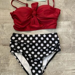 High waisted bikini